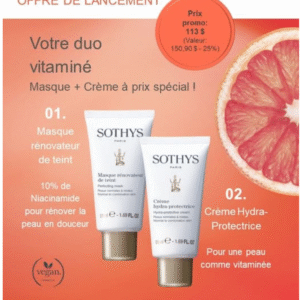 Duo mask and cream niacinamide vegan