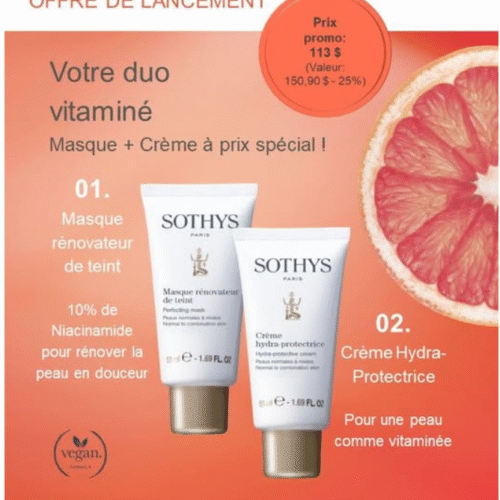 Duo crème serum niacinamide